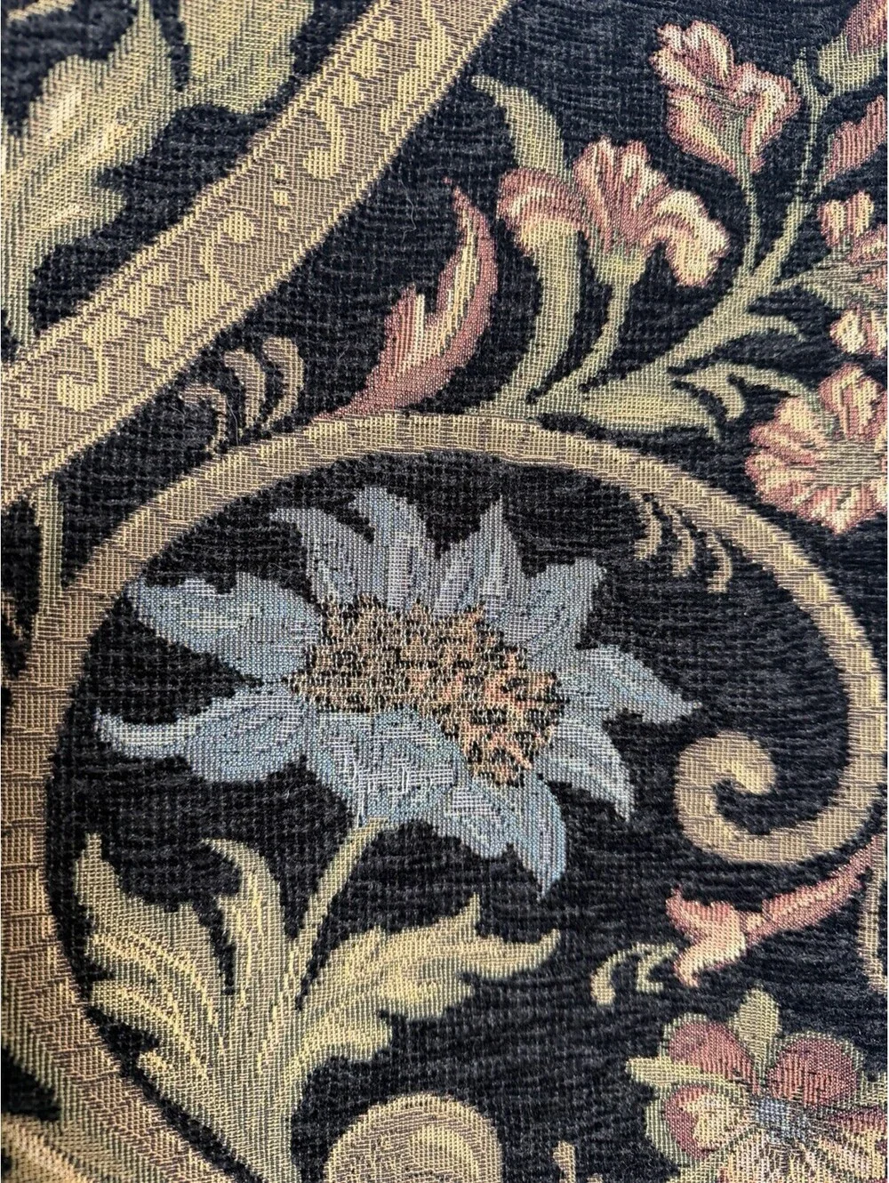 Floral Tapestry Belgian Mills 51”L X 34